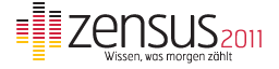 Logo Zensus 2011 (with Link to homepage)
